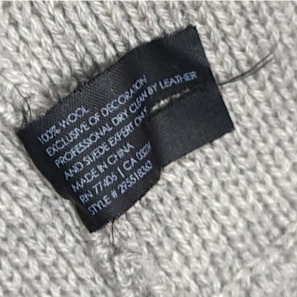 CLUB MONACO 100% Wool Asymmetrical Wrap Front Oversized Cardigan Sweater XS - Picture 11 of 11